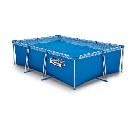 Pileta de lona rectangular Pelopincho 1055 4500L. 3x2x0.75mt