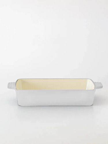 Fuente Asadera De Hierro Enlozado Feuer 34x24cm Blanco - Vista 3