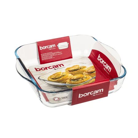 Fuente Horno Vidrio Borosilicato Borcam 26 X 22 Cms
