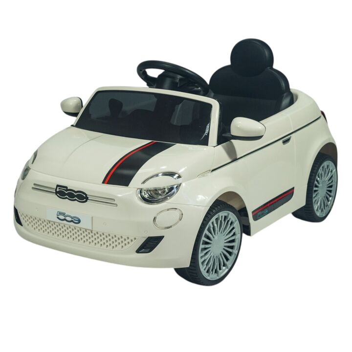 Auto a batería Fiat 500 Infanti Blanco - Vista 1