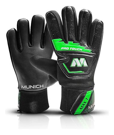 Guantes De Arquero Munich Max.t Ninos Verde - Negro #7