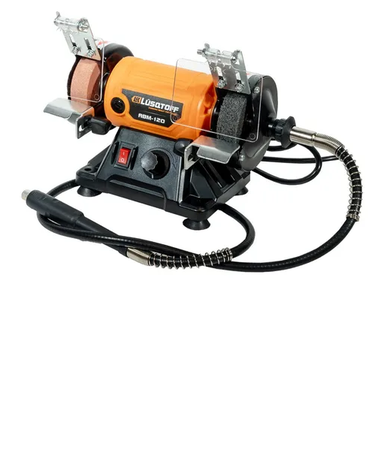 Amoladora De Banco Multifuncion Lusqtoff Abm-120 Mini Torno