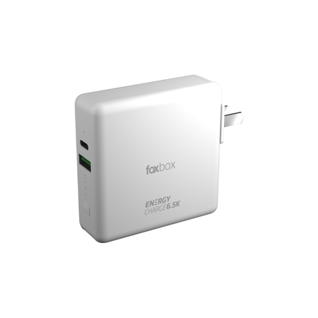 Cargador Powerbank 20w Foxbox Energy Charger 6500 Blanco
