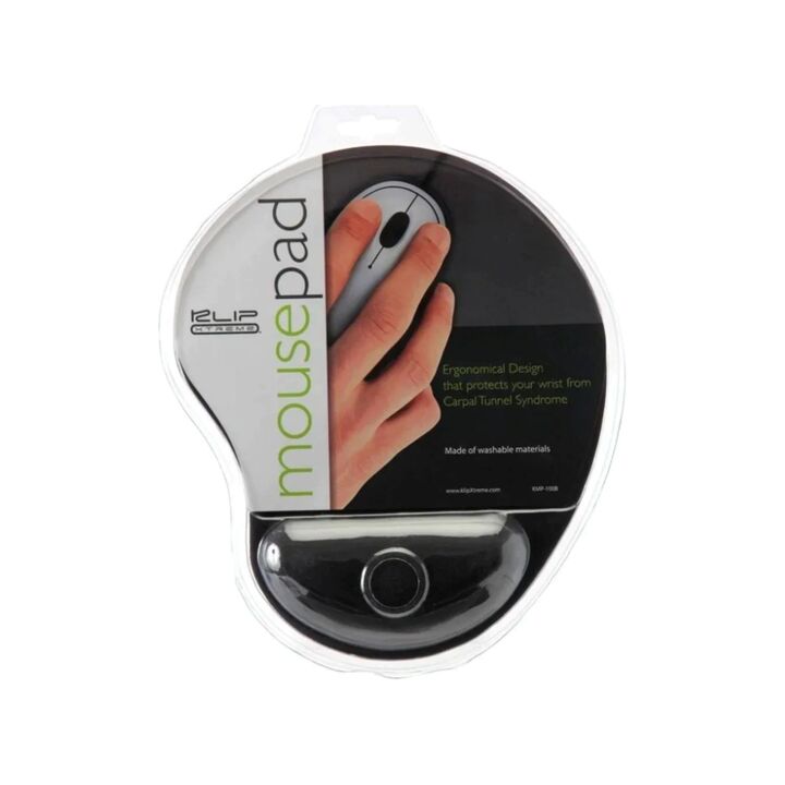 MOUSE PAD CON POSA MUECA KLIP XTREME PTICO ENOBOY (C:NEGRO KMP100B) - Vista 3