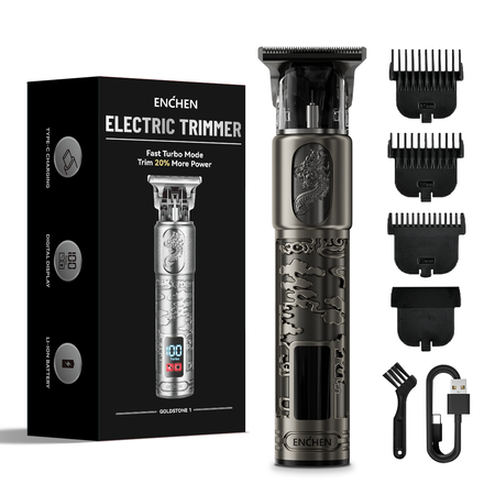 Cortadora De Pelo C/Pantalla Led Enchen Goldstone1