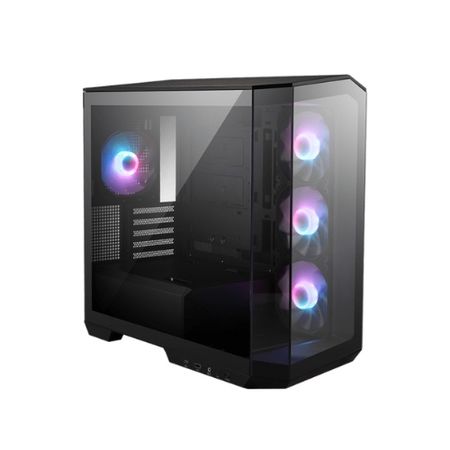 Gabinete MSI MAG PANO M100R PZ Micro ATX TG x2 ARGB Fan x4 Black
