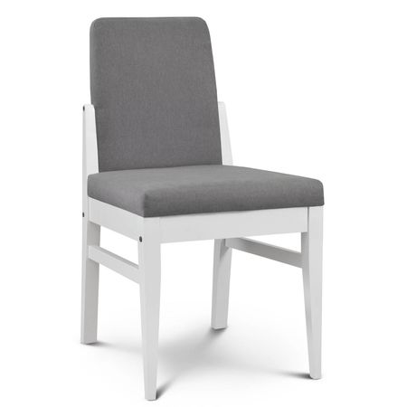 Silla de Comedor Baku Tapizado Sunny Onyx lustre Blanco Espacity