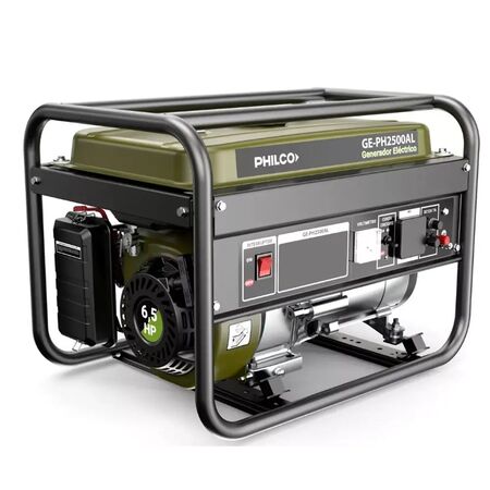 Generador Eléctrico Philco 2500w 6.5HP 196CC Tanque 15L
