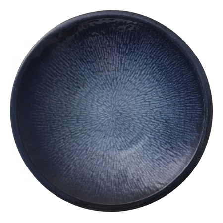 Plato Hondo Sashimi Porcelana Otten Nawal 22,8 Cm Negro