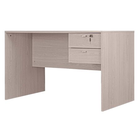 ESCRITORIO OFICINA PLATINUM DE 1 METRO GRIS ANDINO CON LLAVE 501