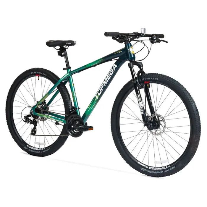 Bicicleta Mountain Bike Topmega Sunshine R29 21v Shimano Talle M Verde - Vista 1