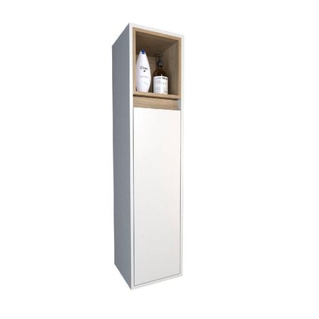Mueble Columna Vanitory Tables Nevado Blanco 3083-NCB