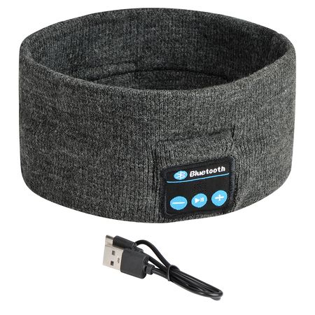 Vincha Deportiva Gris Gadnic con Bluetooth