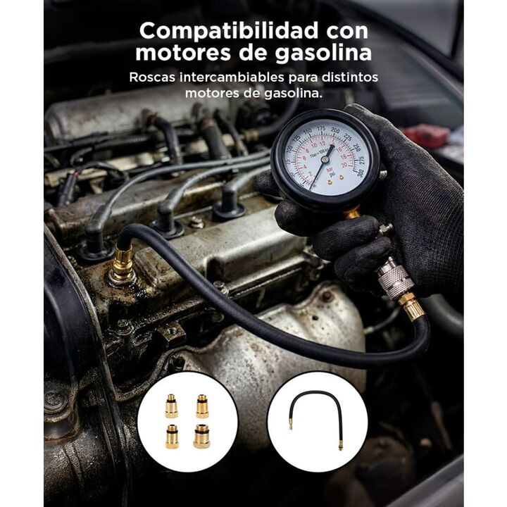 Medidor De Compresión Para Cilindros Gadnic Para Motor - Vista 3