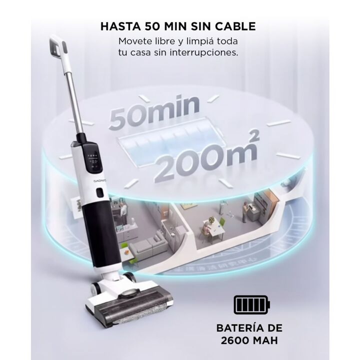 Aspiradora Vertical Trapeadora Gadnic 2 en 1 Aspira en Seco y Húmedo - Vista 4