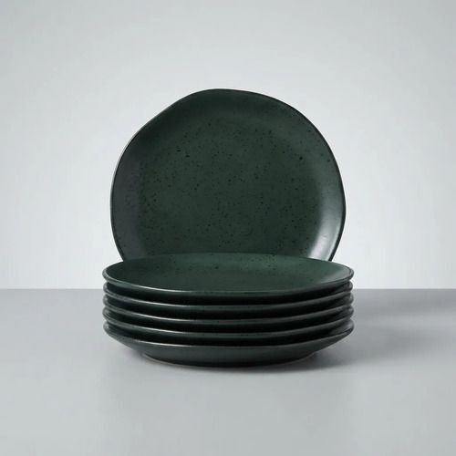Set 6 Platos De Postre 19.5cm Orgánico Geo Stoneware - Vista 3