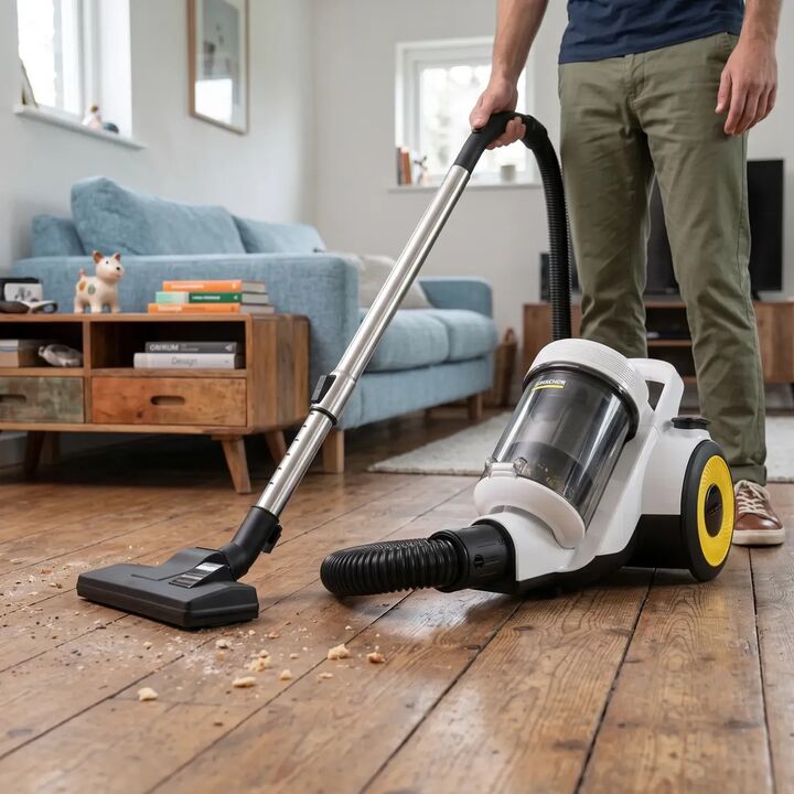 Aspiradora Karcher Vcl 3 Cyclonic 1.5 Litros 1000w Sin Bolsa - Vista 4