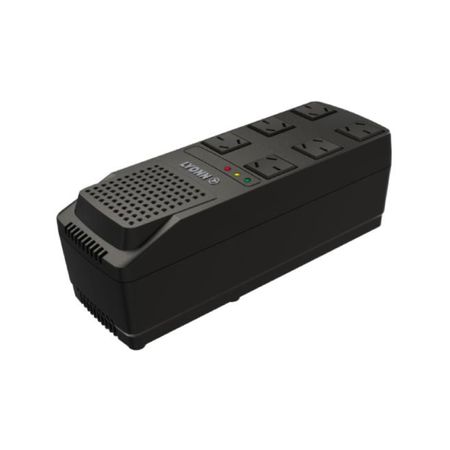 ESTABILIZADOR DE TENSION LYONN 1200VA (800 WATT) TIPO ZAPATILLA (TCA-1200NV)