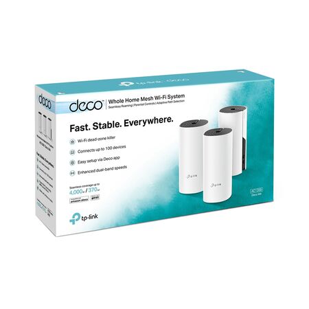 Sistema Mesh Tp-Link Deco M4 Pack 3 AC1200