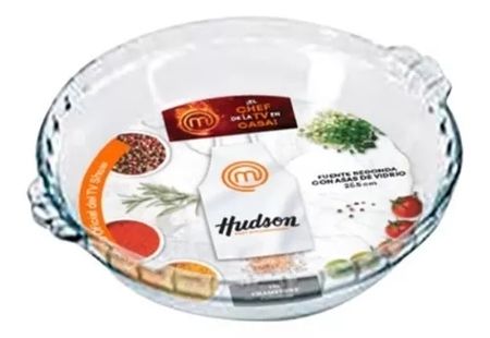 Fuente redonda Vidrio Templado Hudson Master Cheff Horno