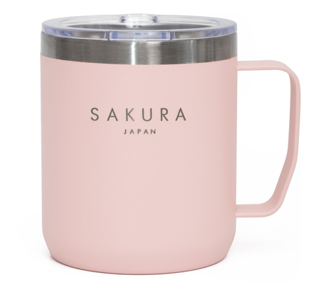 Jarro Mug Taza Termica C/ Tapa Hermetica Sakura Hiker 354 Ml