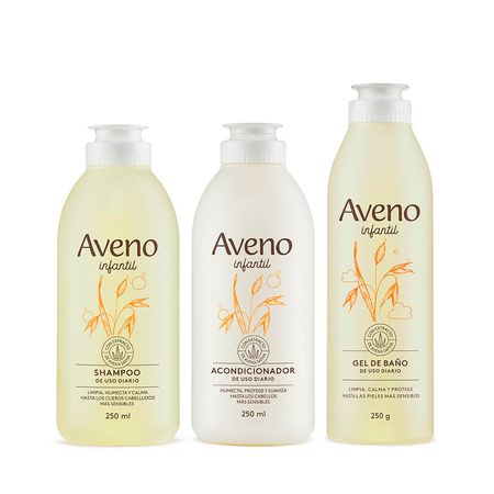 Aveno Set Completo Infantil Gel + Shampoo + Acondicionador
