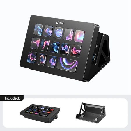 Stream Deck Ulanzi D200H 14 Teclas LCD con Hub 7 en 1