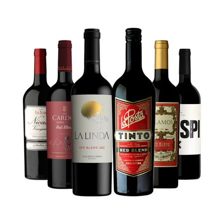 Vino Tinto Combinados Blend Caja x 6