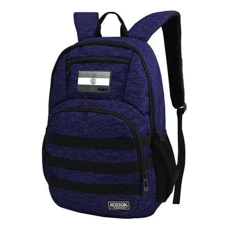 Mochila Tactica Kossok Exos Reforzada Azul marino Rayas