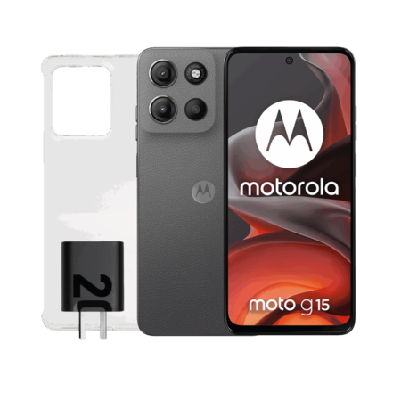Celular Motorola Moto G15 128GB Gris
