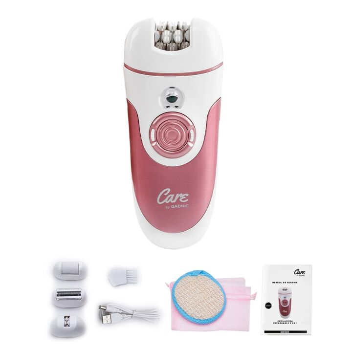 Depiladora eléctrica 4 en 1 Gadnic para mujer pierna cara inalámbrica recargable USB - Vista 7