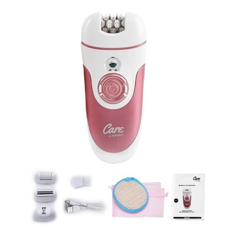 Depiladora eléctrica 4 en 1 Gadnic para mujer pierna cara inalámbrica recargable USB