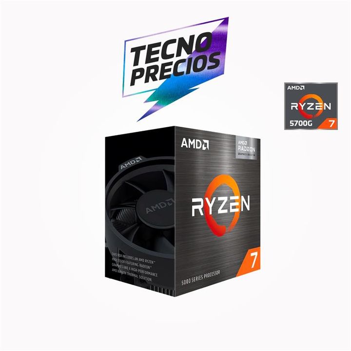 CPU AMD RYZEN 7 5700G AM4 65W - Vista 1