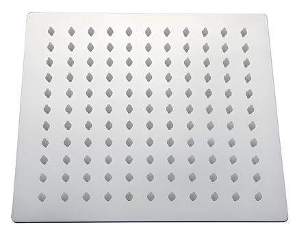 Flor De Ducha Cuadrada Novohome Acero Inox Color Cromado
