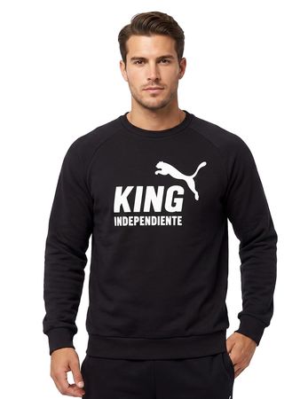 Buzo Puma CAI King Hombre Fútbol Negro