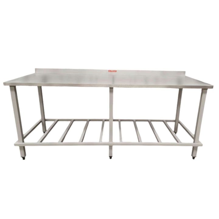Mesada De Trabajo Pevi De Acero Inoxidable 190 Cm M19 - Vista 1
