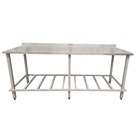 Mesada De Trabajo Pevi De Acero Inoxidable 190 Cm M19
