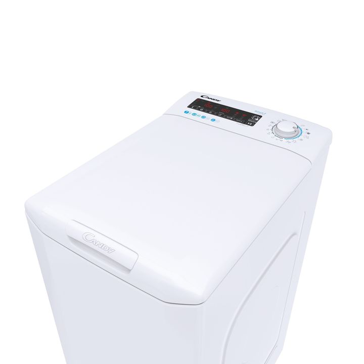 Lavarropas CANDY CSTG47TM4 7 kg 1400RPM Inverter carga superior blanco - Vista 4