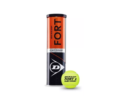  Pelotas De Tenis Dunlop Fort Clay Court X 4
