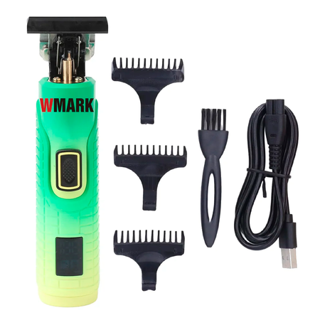 Trimmer Patillera Inalám. Pantalla Led 6500rpm Wmark NG-319