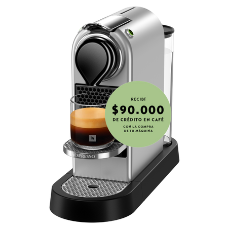 Cafetera Nespresso Citiz Silver C113-AR-SI-NE2-IMPO
