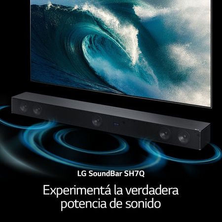 Barra Sonido LG SH7Q 800W 5.1 CH DTS:X Subwoofer inalambrico