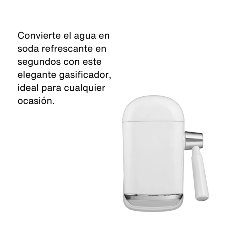 Sodastream Maquina Para Soda Art Moderna Cilindro Botella - Blanco - Vista 2