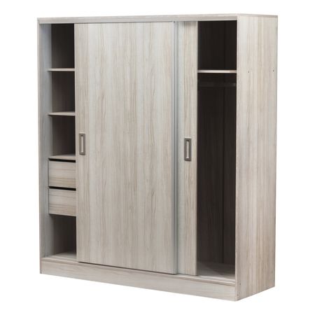 Placard Ropero Reforzado Marfil 2 Puertas Corredizas Maximo Fortaleza