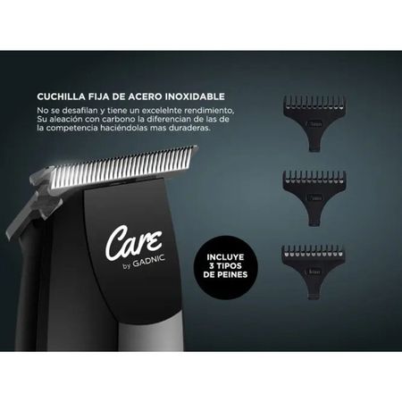 Máquina de Cortar Pelo Gadnic T900 Patillera Uso Profesional