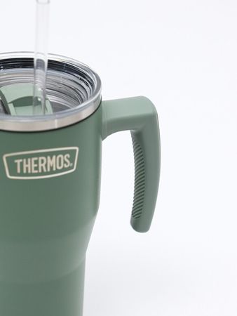 Thermos Classic Vaso Térmico 850ml verde con asa y sorbete