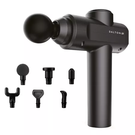 Pistola Masajeadora Dalton Digital 6 Accesorios USB-C DA-MASAJ-04