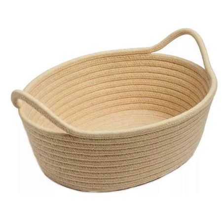 Banneton Rectangular Para Masa Madre Cocina Reposteria 24cm Beige