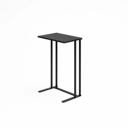 Mesita de arrime Industrial DS Home 70 x 45 x 30 cm Total Negro
