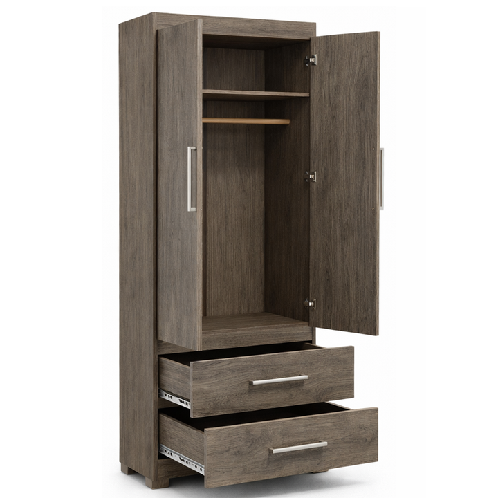 Placard Ropero de 2 Puertas y 2 Cajones Dakota Maximo Fortaleza - Vista 2